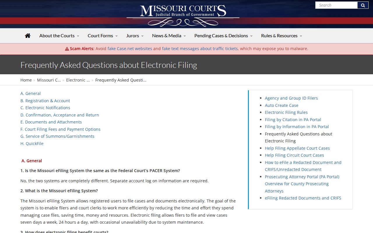 Marion County civil court docket electronic filing source