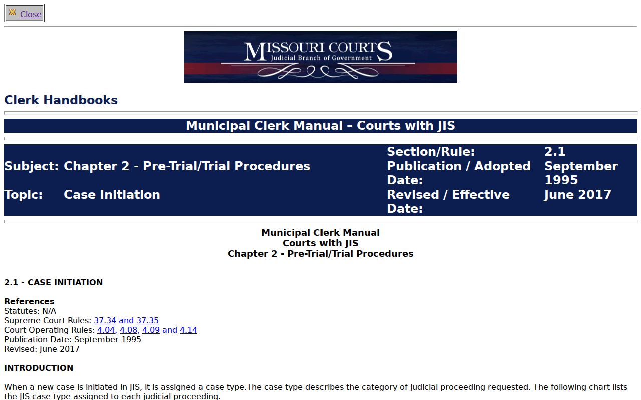 Marion County traffic court records citation numbering guidance
